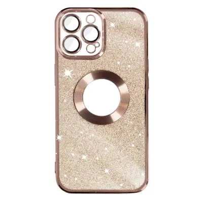 Maska za iPhone 12 Pro odvojive šljokice silikon serija Protecam Spark ružičasta