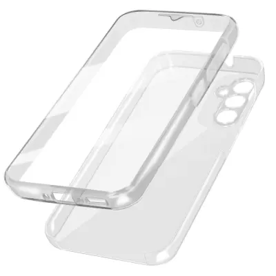 Potpuna maska za Galaxy A54 5G Kruta leđa Meka prednja Prozirna