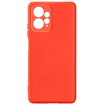 Maska za Xiaomi Redmi Note 12 4G polutvrda Soft-touch Fast Cover crvena