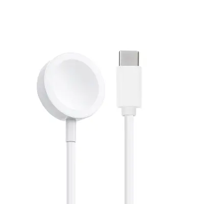 Punjač za Apple Watch Series Ultra 8 7 6 5 4 3 2 Bežično punjenje 30cm Bijeli