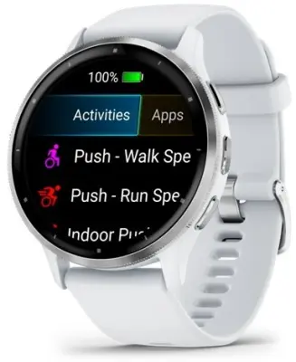 Pametni sat Garmin Venu 3 Silver Whitestone
