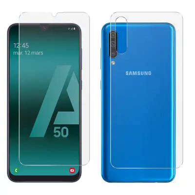 Folije Galaxy A50 / A30s Zaštita Prednja i Stražnja Antibakterijska - Transparentna