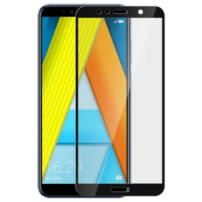 Zaštitna Folija Honor 7A Huawei Y6 2018 Zaštita Ekrana Kaljeno Staklo 5D Rubovi Crni