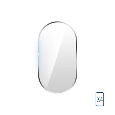 Pakiranje od 4 zaštitnika za kameru za Xiaomi Mi 11 Lite 4G, 5G i Xiaomi 11 Lite 5G NE, fleksibilno 6H neuništivo staklo, 3mk - prozirno