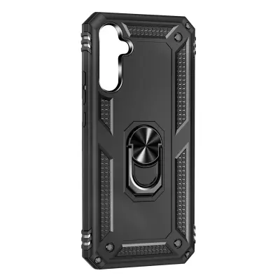 Maska za Samsung Galaxy A54 5G hibridna magnetski prsten serija ArmoRing crna