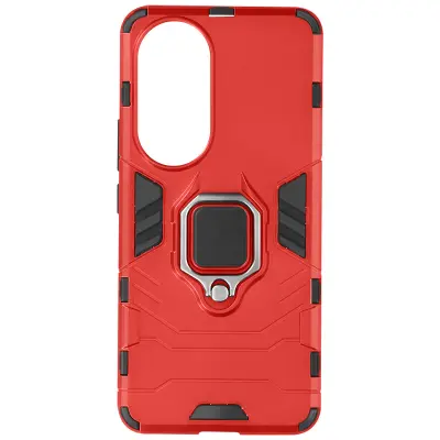 Maska za Honor 90 hibridna antišok prsten stalak Ring Collection crvena
