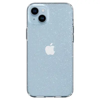 Spigen maska za iPhone 14 Plus, gel silikon sa šljokicama, serija Liquid Crystal Glitter - prozirna