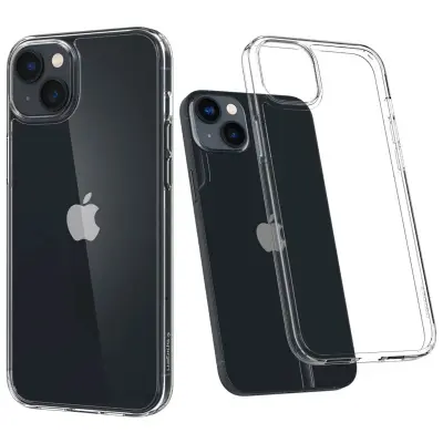 Maska za iPhone 14 Plus dvo-materijalna ultra-tanka Spigen Air Skin Hybrid prozirna