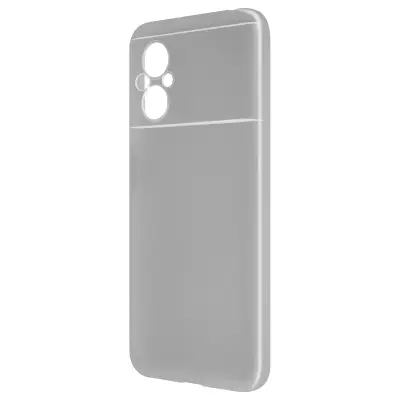 Maska za Xiaomi Poco M5 silikonski gel fleksibilna tanka i lagana mliječno bijela