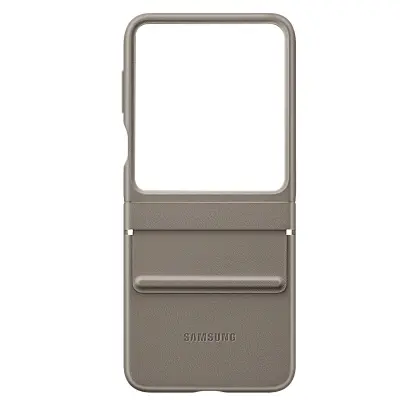 Kožna maska za Samsung Galaxy Z Flip5 maslinasto zelena EF-VF731PAEGWW