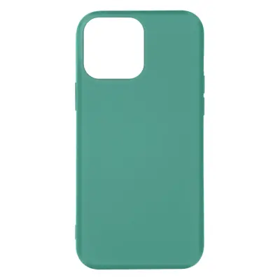 Maska iPhone 14 Pro polutvrda Soft-touch tanka tirkizna