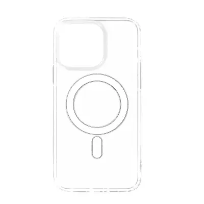 Maska za iPhone 14 Pro Max dvo-materijalna antišok MagSafe kompatibilna prozirna