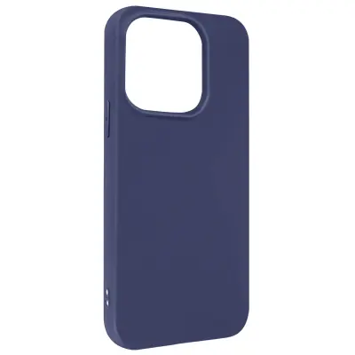Maska za iPhone 14 Pro Max silikon fleksibilna mat završna obrada protiv otisaka tamnoplava