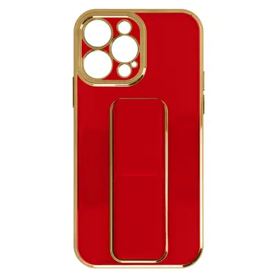 Maska iPhone 13 Pro Max Sklopivi stalak Magnetski sustav Crvena