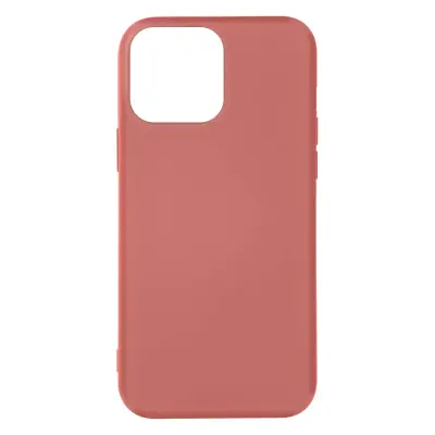 Maska za iPhone 14 Pro Max polutvrda Soft-touch tanka ružičasta