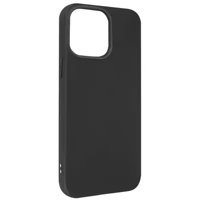 Maska Apple iPhone 14 Plus Fleksibilni silikon Mat završna obrada Protiv otisaka Crna