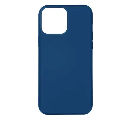 Maska za iPhone 14 Pro Max polutvrda Soft-touch tanka plava