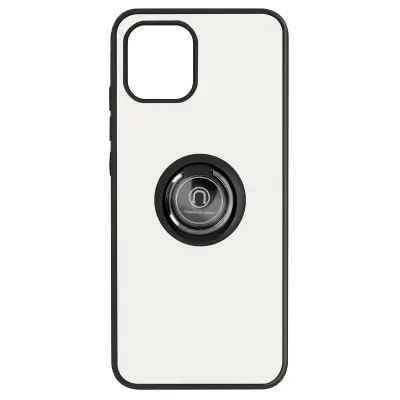 Navlaka Samsung Galaxy A03 Bi-materijal Metalni Prsten Video Postolje Crna