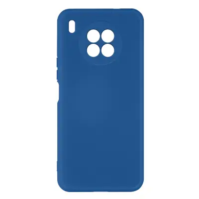 Maska Huawei Nova 8i i Honor 50 Lite Polutvrdi silikon Soft-touch Tanka Plava