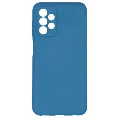 Navlaka Samsung Galaxy A13 4G Polu-kruta Soft-touch Tanka plava