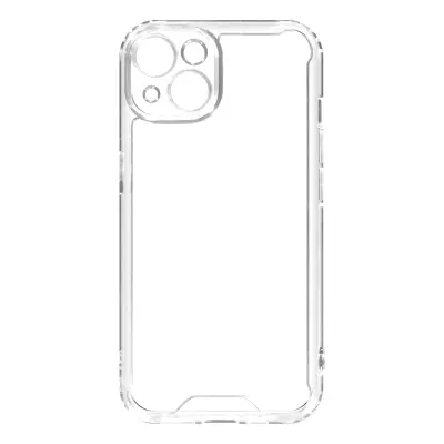 Maska za iPhone 14 Plus kruta leđa antišok kutovi tanka lagana prozirna