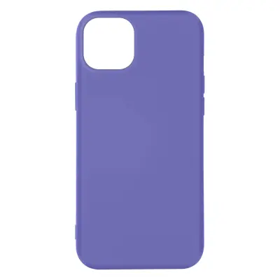 Maska za iPhone 14 Plus polutvrda Soft-touch tanka ljubičasta