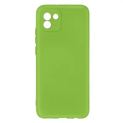 Navlaka Samsung Galaxy A03 Silikon Polu-kruta Završetak Soft-touch Tanka zelena