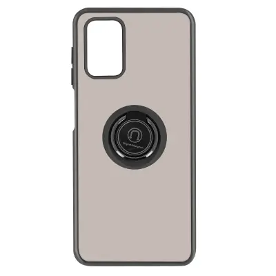 Navlaka Samsung Galaxy A03S Bi-materijal Metalni Prsten Postolje crna
