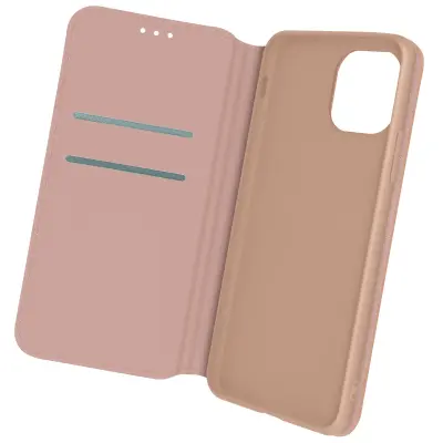 Folio futrola iPhone 12 Pro Max novčanik funkcija video stalka ružičasta