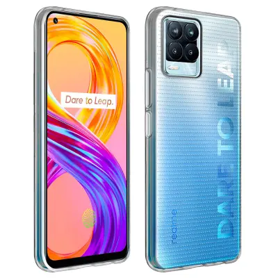 Maska Realme 8 Pro i 8 meki silikon ultra-tanki prozirna
