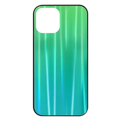 Maska Apple iPhone 12 Mini Dvo-materijalna Holografski sjajna Tanka lagana Zelena