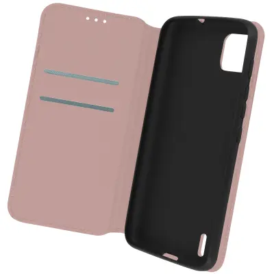 Folio futrola Wiko Y62 i Y62 Plus novčanik funkcija video stalka ružičasta