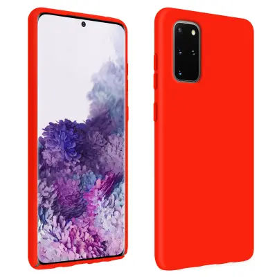 Maska Galaxy S20 Plus Polutvrda Soft Touch QI kompatibilna Crvena