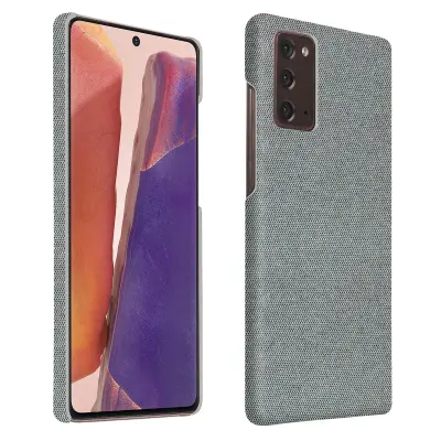 Navlaka Samsung Note 20 Kruta Završetak Tkanina Bez Tragova Periva srebrna