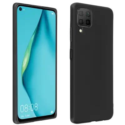 Maska Huawei P40 Lite Silikonski gel Fleksibilna Ultra-tanka Lagana Crna