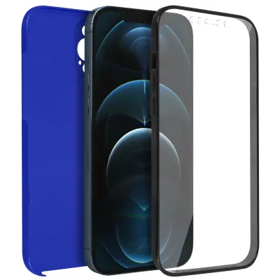 Maska Apple iPhone 12 Pro Max Zaštita Kruta leđa i Meka prednja Plava