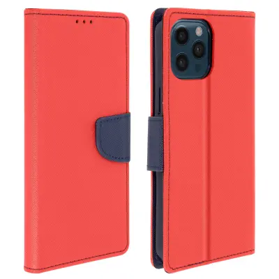Futrola Apple iPhone 12 Pro Max držač kartica video stalak Fancy Style crvena