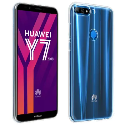 Maska Huawei Y7 2018 i Honor 7C Meki silikonski gel Ultra-tanka Prozirna