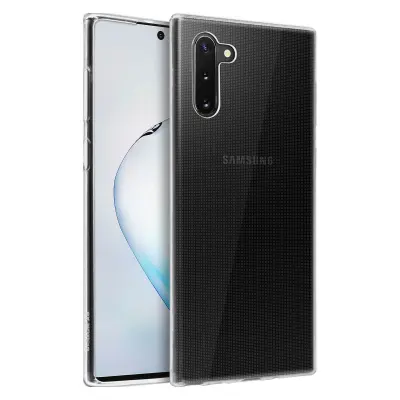 Maska Galaxy Note 10 Silikonski gel Fleksibilna Otporna Ultra-tanka Prozirna