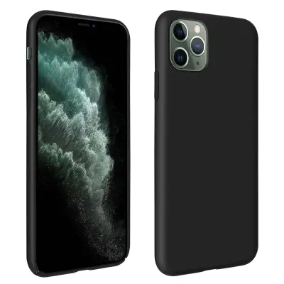 Maska Apple iPhone 11 Pro Max Polutvrda Antišok Protiv ogrebotina Soft Touch Crna