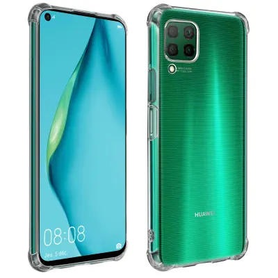 Maska Huawei P40 Lite Fleksibilni silikon Antišok kutovi Prozirna