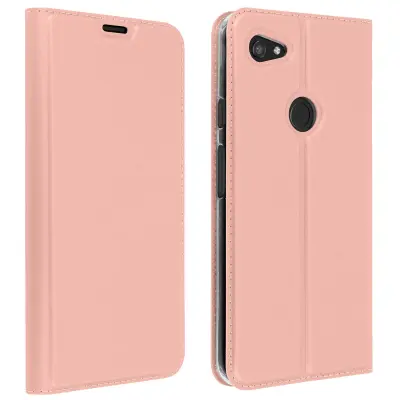 Futrola Google Pixel 3A XL Folio pretinac za karticu funkcija stalka rose gold