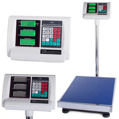 Digitalna elektronička vaga od 2 do 300 kg - LCD s pozadinskim osvjetljenjem
