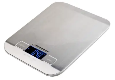 ESPERANZA digitalna kuhinjska vaga, brušeni aluminij, 5 kg (g: 1 g)