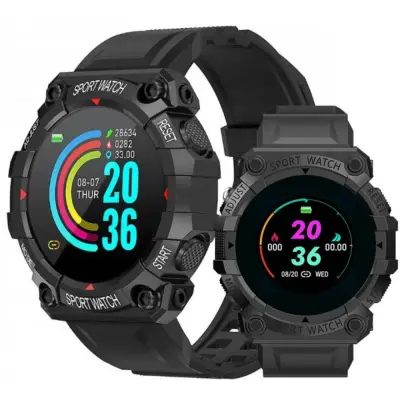 Sportski LCD Android i iOS pametni sat FD68 crni bluetooth
