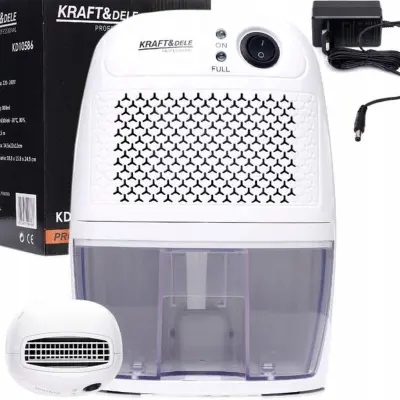 25W odvlaživač zraka i upijač vlage 800ml LED bijeli