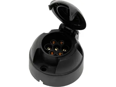 Utičnica za prikolicu plastična 7PIN 12-24V