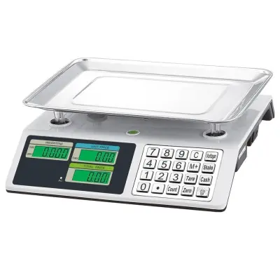 Inox digitalna elektronska vaga do 40 kg osvijetljeni LCD