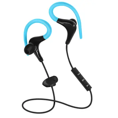 Sportske Bluetooth slušalice bežične daljinski + integrirani mikrofon plave