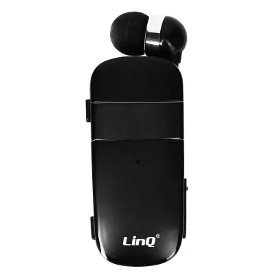 Bluetooth Multipoint slušalica, autonomija 10h, uvlačivi kabel R8344 LinQ crna